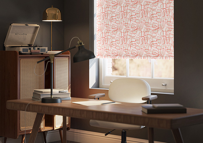 Meander, Orange - Roller Blind - Image 5